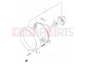 SUZUKI VL1500 K2 (2002) Intruder LC 29A - HEADLAMP (MODEL W/X/Y E24)