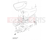SUZUKI VL1500 K2 (2002) Intruder LC 42B - FRAME COVER (MODEL K2/K3)