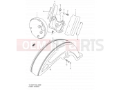 SUZUKI VL1500 K2 (2002) Intruder LC 43B - FRONT FENDER (MODEL K2)