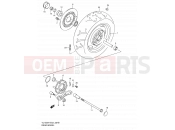 SUZUKI VL1500 K2 (2002) Intruder LC 57B - REAR WHEEL (MODEL K2/K3/K4)
