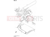 SUZUKI VL1500 / VL1500T K9 (2009) Boulevard C90 14 - MUFFLER