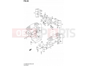 SUZUKI VL1500 / VL1500T K9 (2009) Boulevard C90 36 - FOOTREST