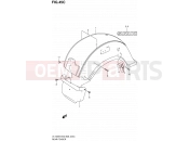SUZUKI VL1500 / VL1500T K9 (2009) Boulevard C90 45C - REAR FENDER (MODEL K9)