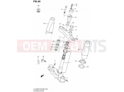 SUZUKI VL1500 / VL1500T K9 (2009) Boulevard C90 49 - STEERING STEM