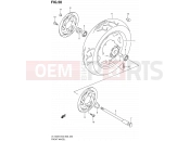 SUZUKI VL1500 / VL1500T K9 (2009) Boulevard C90 50 - FRONT WHEEL