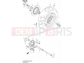 SUZUKI VL1500 / VL1500T K9 (2009) Boulevard C90 56 - REAR WHEEL