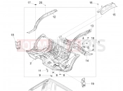 PIAGGIO-NUTZFAHRZEUGE Quargo 2007-2017 FRAME - PLASTIC PARTS - COACHWORK » FRONT FLOORING PANEL