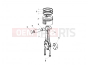 PIAGGIO-NUTZFAHRZEUGE Quargo 2007-2017 ENGINE » PISTSTON UNIT