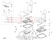 PIAGGIO-NUTZFAHRZEUGE Quargo 2007-2017 FRAME - PLASTIC PARTS - COACHWORK » SADDLE/SEATS - TOOL ROLL