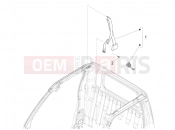 PIAGGIO-NUTZFAHRZEUGE Quargo 2007-2017 FRAME - PLASTIC PARTS - COACHWORK » SEAT BELTS