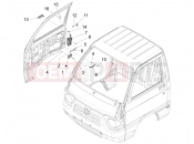PIAGGIO-NUTZFAHRZEUGE Quargo 2007-2017 FRAME - PLASTIC PARTS - COACHWORK » FRONT DOOR COMPONENTS
