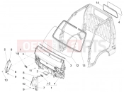 PIAGGIO-NUTZFAHRZEUGE Quargo 2007-2017 FRAME - PLASTIC PARTS - COACHWORK » WINDSHIELD - GLASS