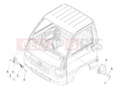 PIAGGIO-NUTZFAHRZEUGE Quargo 2007-2017 FRAME - PLASTIC PARTS - COACHWORK » DRIVING MIRROR/S