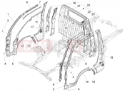 PIAGGIO-NUTZFAHRZEUGE Quargo 2007-2017 FRAME - PLASTIC PARTS - COACHWORK » SIDE CHASSIS/BODY
