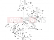 PIAGGIO-NUTZFAHRZEUGE Quargo 2007-2017 SUSPENSIONS - WHEELS » SWINGING ARM