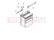 PIAGGIO HASZONGÉPJÁRMŰ Quargo QUARGO DIESEL 750CC 2004-2006 elektromos rendszer » battery