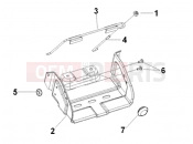 PIAGGIO HASZONGÉPJÁRMŰ Quargo QUARGO DIESEL 750CC 2004-2006 váz » battery support