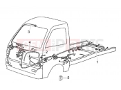 PIAGGIO HASZONGÉPJÁRMŰ Quargo QUARGO DIESEL 750CC 2004-2006 elektromos rendszer » cable harness
