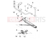 VÉHICULES COMMERCIAUX PIAGGIO Quargo QUARGO DIESEL 750CC 2004-2006 SUSPENSIONS-WHEELS » FRONT AXLE ARM