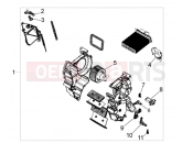 PIAGGIO HASZONGÉPJÁRMŰ Quargo QUARGO DIESEL 750CC 2004-2006 váz » heater, assy