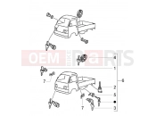 PIAGGIO HASZONGÉPJÁRMŰ Quargo QUARGO DIESEL 750CC 2004-2006 váz » lock cylinder