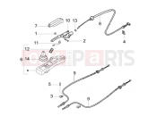 PIAGGIO HASZONGÉPJÁRMŰ Quargo QUARGO DIESEL 750CC 2004-2006 bowdenek » parking brake