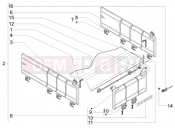 PIAGGIO HASZONGÉPJÁRMŰ Quargo QUARGO DIESEL 750CC 2004-2006 váz » pick-up plan (aluminium)
