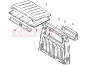 PIAGGIO HASZONGÉPJÁRMŰ Quargo QUARGO DIESEL 750CC 2004-2006 váz » roof panel
