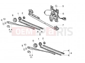 PIAGGIO HASZONGÉPJÁRMŰ Quargo QUARGO DIESEL 750CC 2004-2006 váz » wind shield wiper