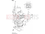 SUZUKI VL800 / VL800T L4 (2014) Intruder C800 / Boulevard C50 3 - CYLINDER HEAD (REAR)