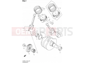 SUZUKI VL800 / VL800T L4 (2014) Intruder C800 / Boulevard C50 7 - CRANKSHAFT