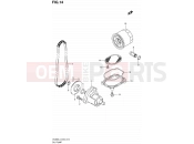 SUZUKI VL800 / VL800T L4 (2014) Intruder C800 / Boulevard C50 14 - OIL PUMP