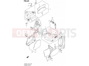 SUZUKI VL800 / VL800T L4 (2014) Intruder C800 / Boulevard C50 45 - FRAME COVER (VL800L4 E24)