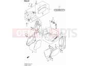 SUZUKI VL800 / VL800T L4 (2014) Intruder C800 / Boulevard C50 47 - FRAME COVER (VL800TL4 E24)