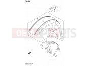 SUZUKI VL800 / VL800T L4 (2014) Intruder C800 / Boulevard C50 50 - FRONT FENDER (VL800CL4 E24)