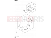 SUZUKI VL800 / VL800T L4 (2014) Intruder C800 / Boulevard C50 62 - SEAT (VL800CL4 E24)