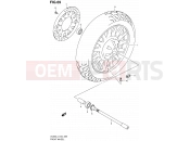 SUZUKI VL800 / VL800T L4 (2014) Intruder C800 / Boulevard C50 69 - FRONT WHEEL (VL800CL4 E24)