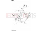SUZUKI VL800 / VL800T L4 (2014) Intruder C800 / Boulevard C50 73 - REAR SWINGINGARM