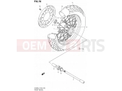 SUZUKI VL800 / VL800T L4 (2014) Intruder C800 / Boulevard C50 70 - FRONT WHEEL (VL800TL4 E24)