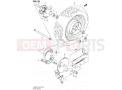 SUZUKI VL800 / VL800T L4 (2014) Intruder C800 / Boulevard C50 76 - REAR WHEEL (VL800CL4 E24)