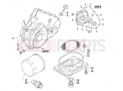 PIAGGIO-NUTZFAHRZEUGE Trackmaster 400 2006 ENGINE » FLYWHEEL MAGNETO COVER - OIL FILTER