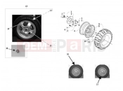 PIAGGIO-NUTZFAHRZEUGE Trackmaster 400 2006 SUSPENSIONS - WHEELS » FRONT WHEEL