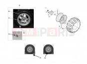 PIAGGIO-NUTZFAHRZEUGE Trackmaster 400 2006 SUSPENSIONS - WHEELS » REAR WHEEL