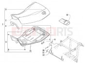 PIAGGIO-NUTZFAHRZEUGE Trackmaster 400 2006 FRAME - PLASTIC PARTS - COACHWORK » SADDLE/SEATS - TOOL ROLL