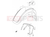 SUZUKI VL800Z K3 (2003) Intruder Volusia 43B - FRONT FENDER (MODEL K3)