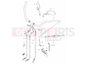 SUZUKI VL800Z K4 (2004) Intruder Volusia 44 - HANDLEBAR (MODEL K1/K2/K3/K4)