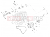 PIAGGIO-NUTZFAHRZEUGE Benzina/GPL/Metano Maxi Porter MAXXI Multitech E4 2010 - E5 2013 - E5+ 2014 ENGINE » COOLER PUMP