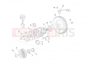 PIAGGIO-NUTZFAHRZEUGE Benzina/GPL/Metano Maxi Porter MAXXI Multitech E4 2010 - E5 2013 - E5+ 2014 ENGINE » CRANKSHAFT