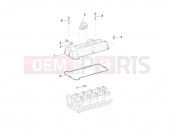PIAGGIO-NUTZFAHRZEUGE Benzina/GPL/Metano Maxi Porter MAXXI Multitech E4 2010 - E5 2013 - E5+ 2014 ENGINE » CYLINDER HEAD COVER