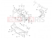 PIAGGIO-NUTZFAHRZEUGE Benzina/GPL/Metano Maxi Porter MAXXI Multitech E4 2010 - E5 2013 - E5+ 2014 FRAME - PLASTIC PARTS - COACHWORK » ENGINE MOUNTS